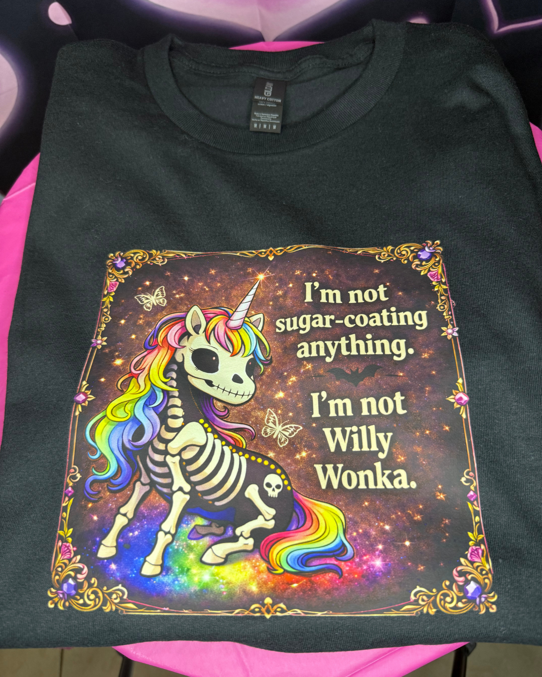 Skeleton Unicorn T-Shirt