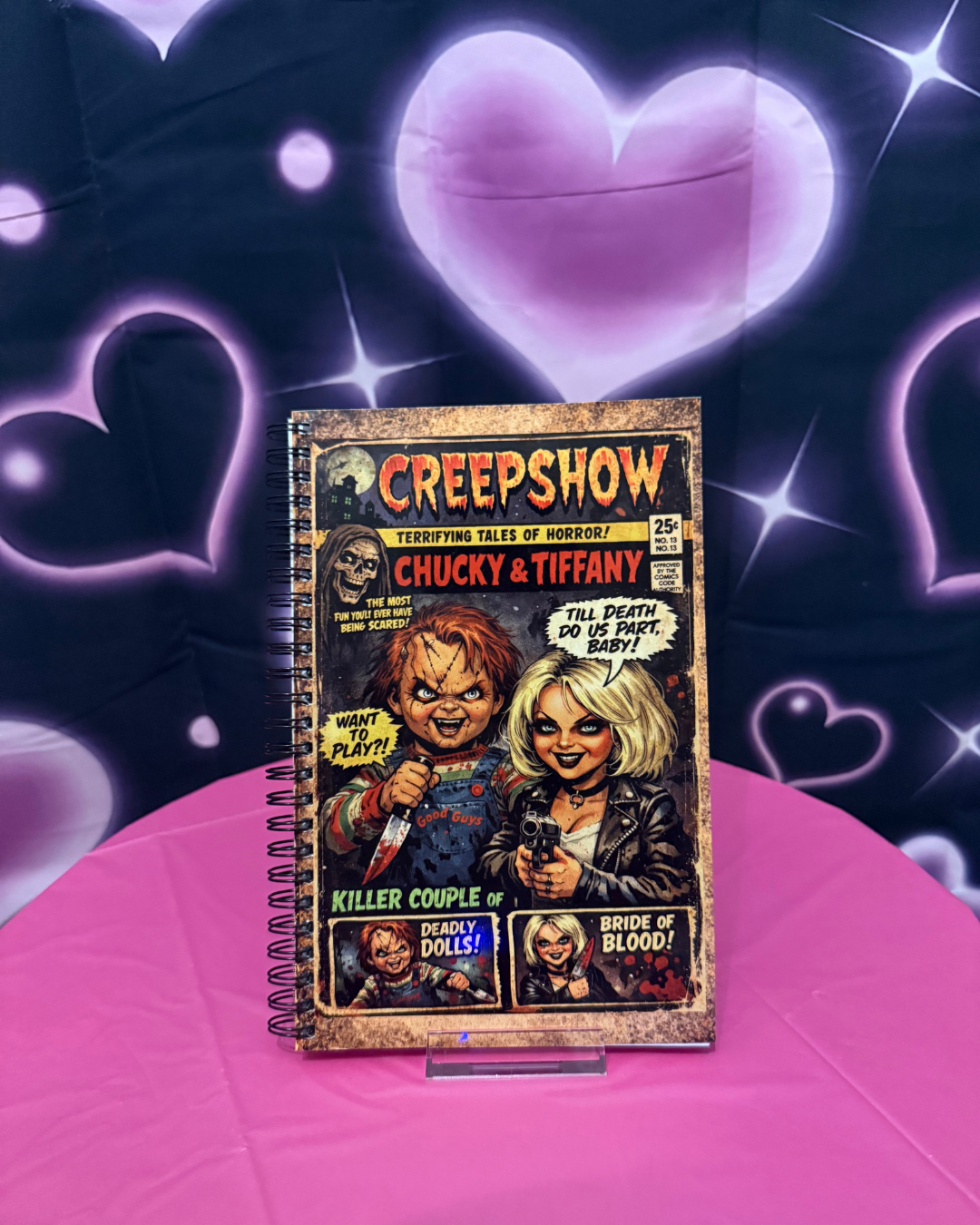 Comic Book Style-Chucky and Tiff Notebook