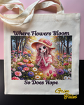 Spring Daisy Tote Bag