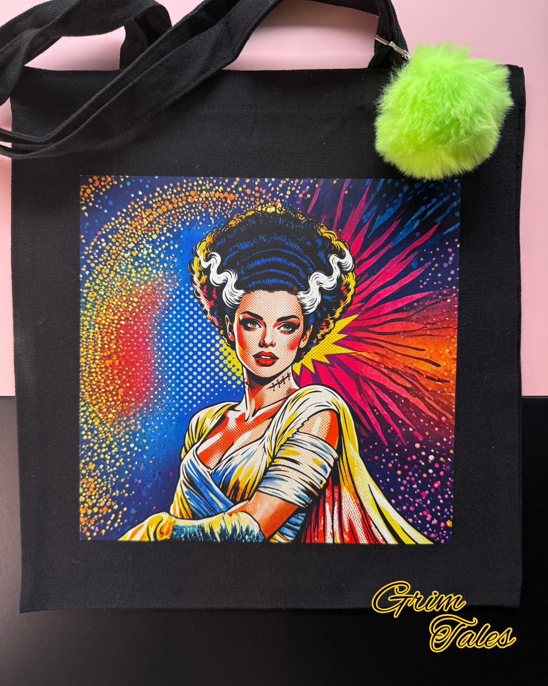 The Bride Pop Art Tote Bag